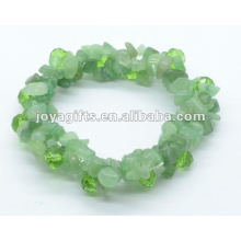 Pulsera Verde Aventurine 2Line Chip Stone